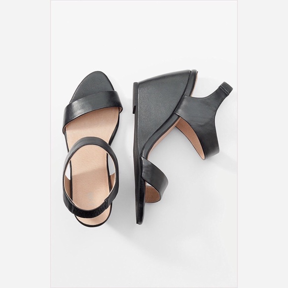 J. Jill Shoes - {J. Jill} Leather Wedge Sandals
